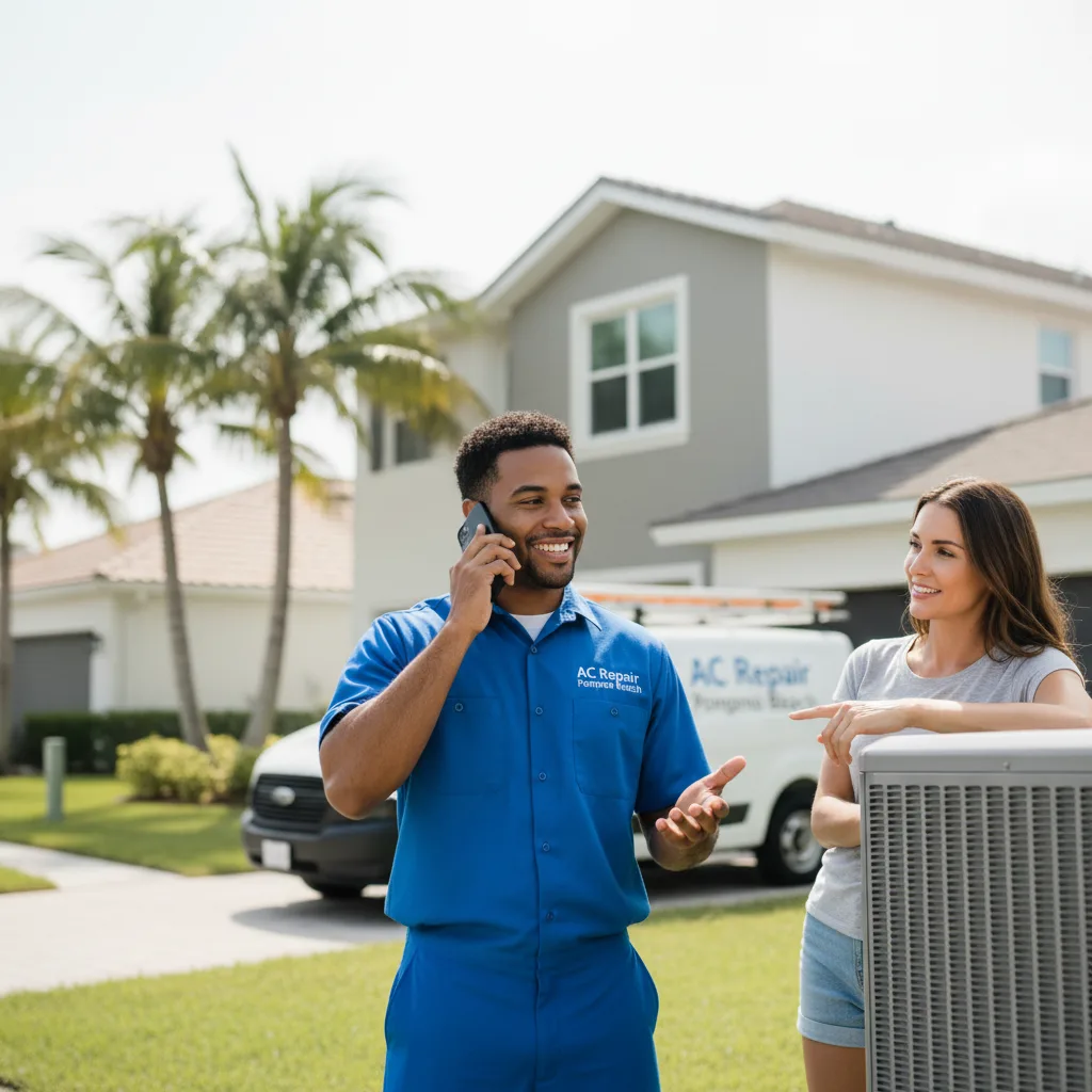 AC Repair Pompano Beach customer support in Wheaton